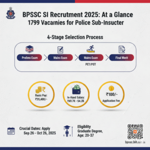 BPSSC Bihar Police SI Recruitment 2025