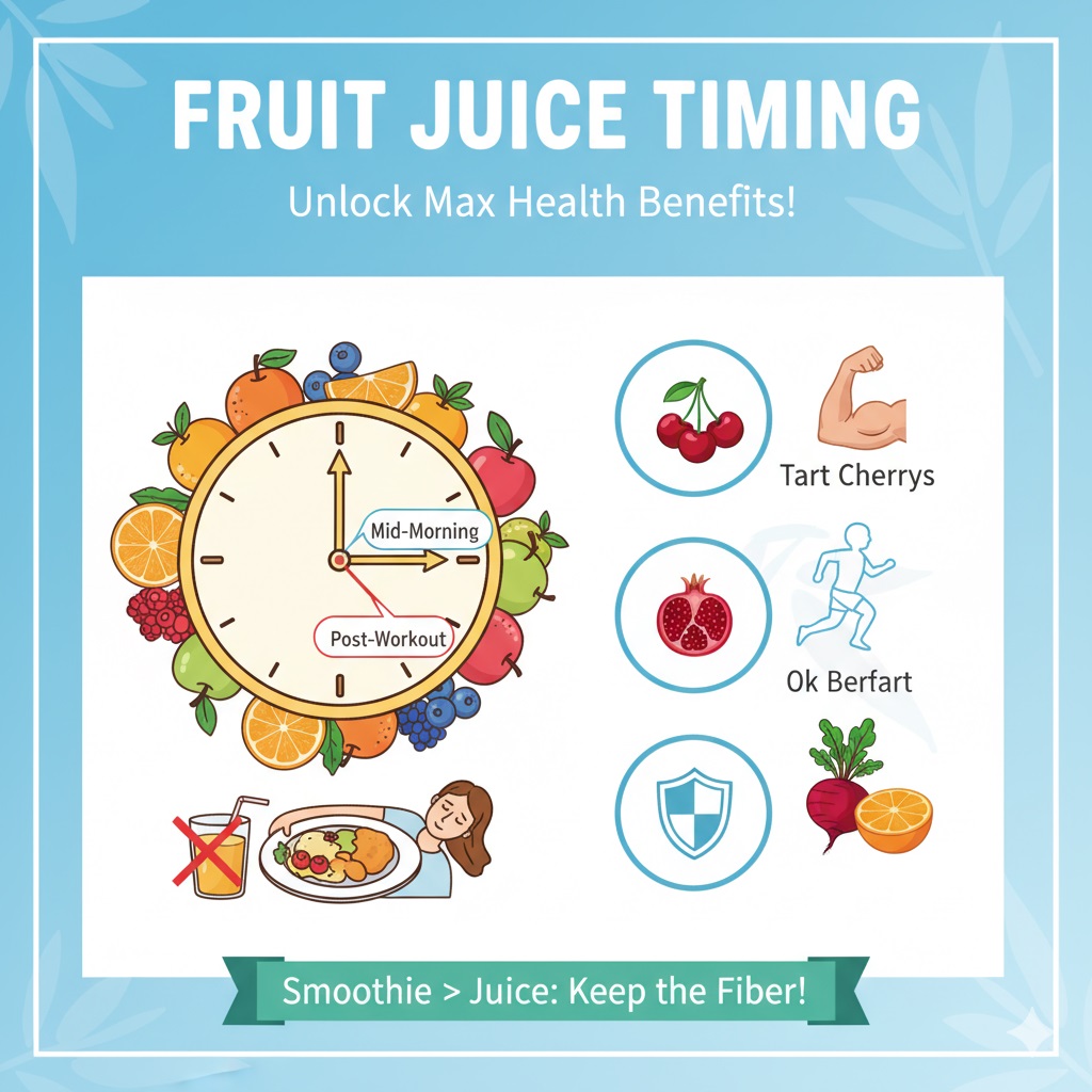 Fruit Juice Timing Know When to Drink for Max Health Benefits!